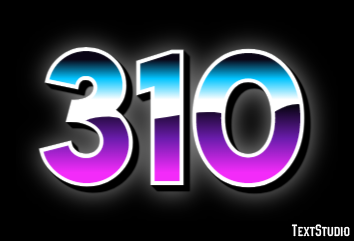 310 Text Effect