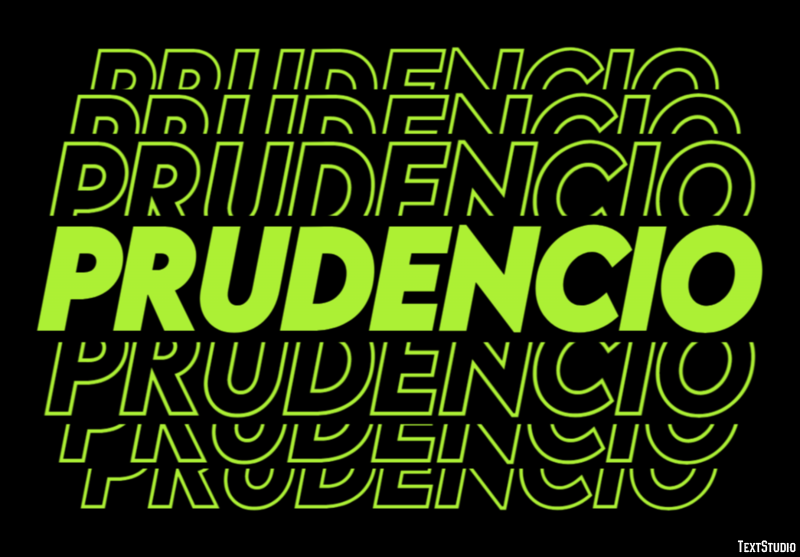 Prudencio Efecto de Texto
