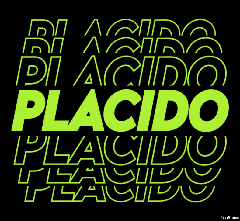 Placido Effetto testo