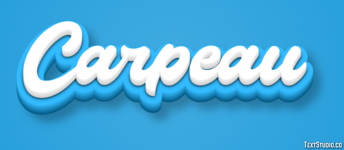 Carpeau Efecto de Texto