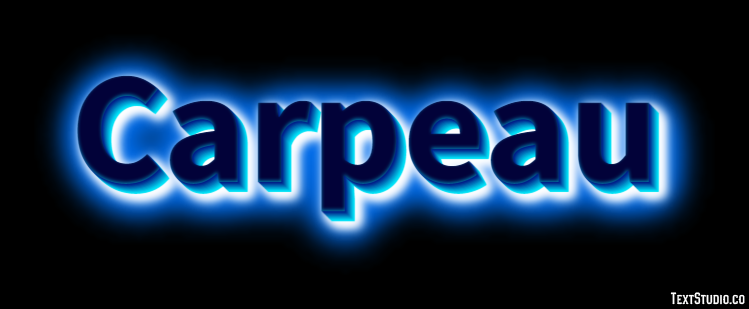 Carpeau Efecto de Texto