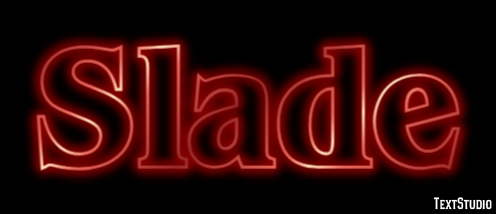 Slade Text Effect