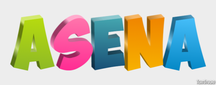 Asena Text effect