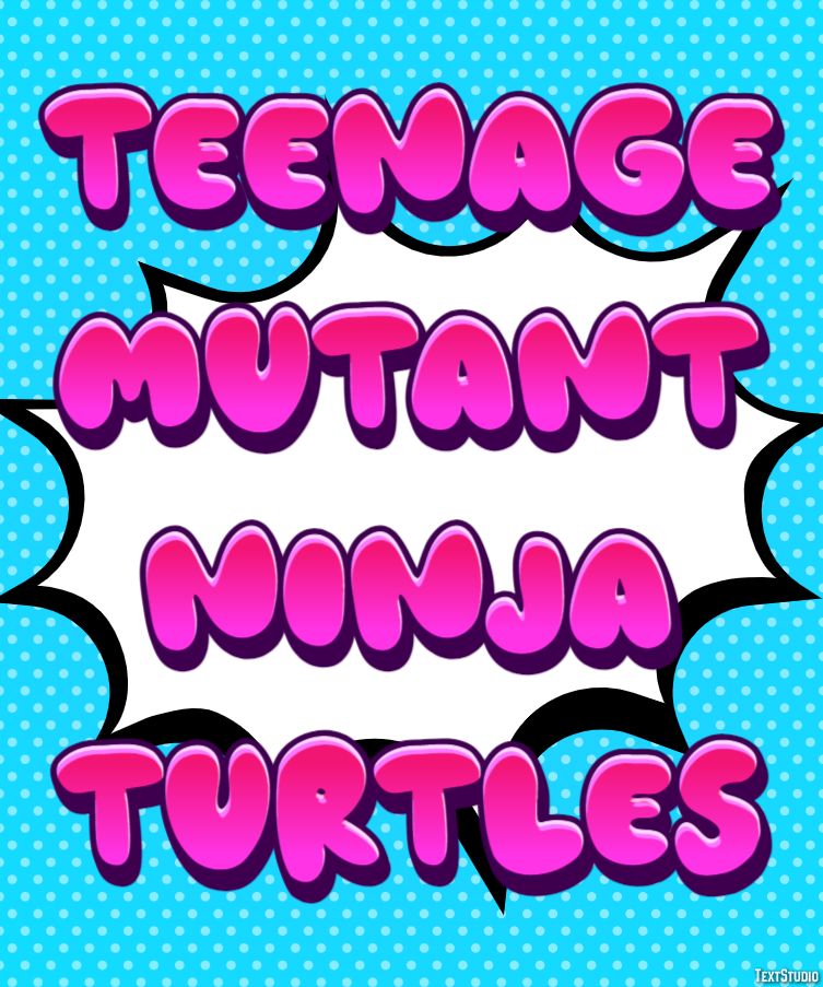 Teenage Mutant Ninja Turtles Effet de Texte