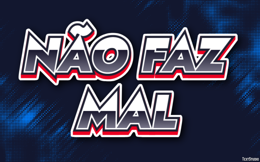 Não faz mal Efeito do texto
