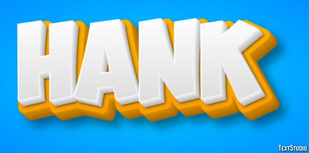 Hank Efekt tekstowy