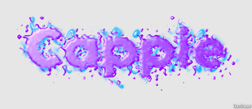 Cappie Texteffekt
