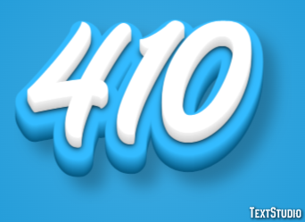 410 Text Effect