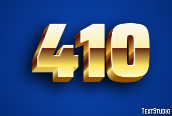 410 Text Effect
