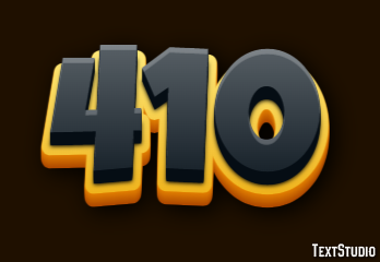 410 Text Effect
