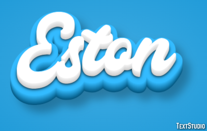 Eston Text effect