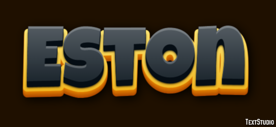 Eston Text effect