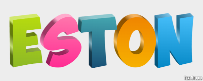 Eston Text effect
