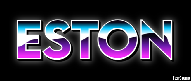 Eston Text effect