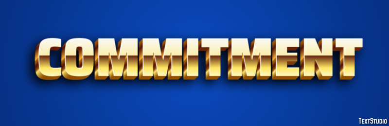 Commitment Efecto de Texto