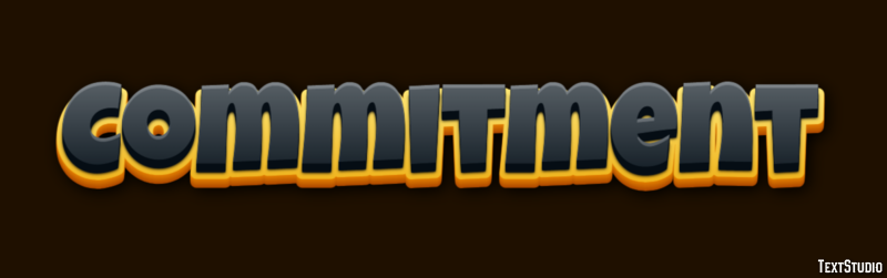 Commitment Efecto de Texto