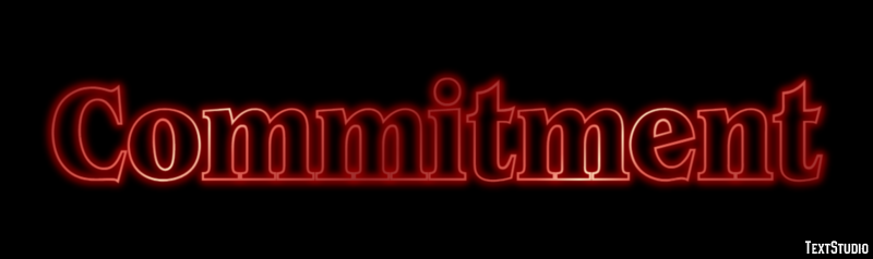 Commitment Эффект текста
