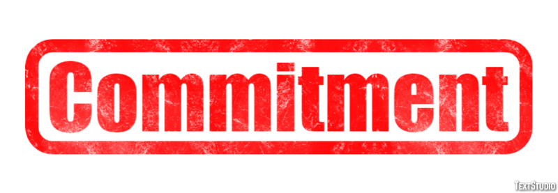 Commitment Efecto de Texto