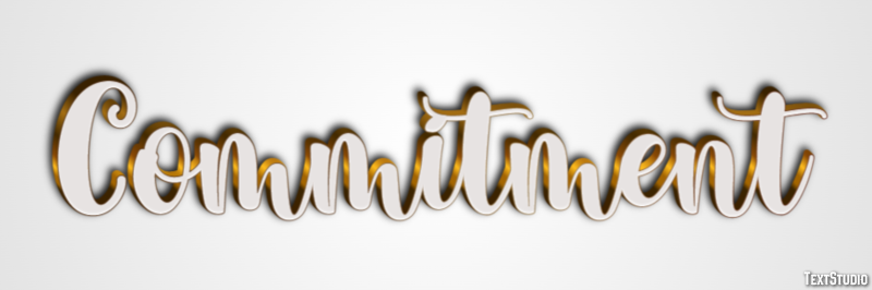 Commitment Эффект текста