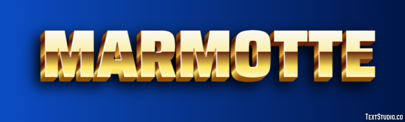Marmotte Effet de Texte