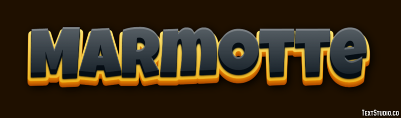 Marmotte Effet de Texte