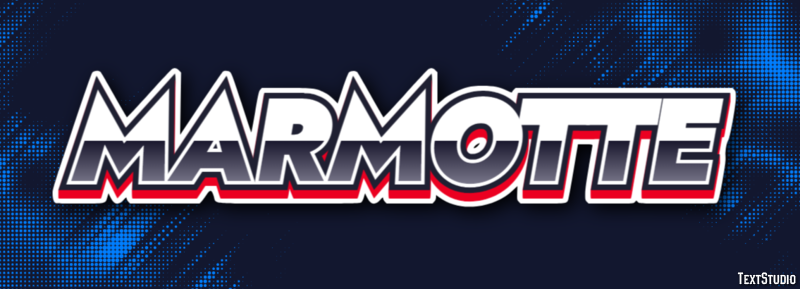 Marmotte Effet de texte