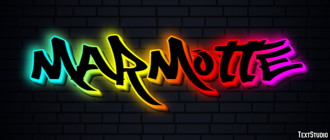 Marmotte Effet de Texte