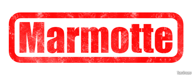 Marmotte Effet de texte