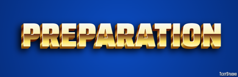 Preparation Text Effect