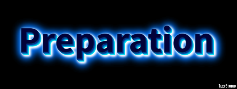 Preparation Text Effect