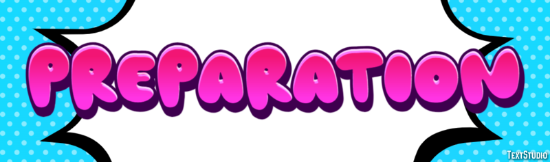 Preparation Text Effect