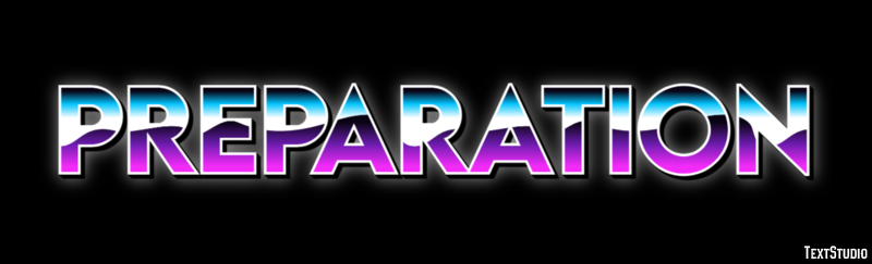 Preparation Text Effect