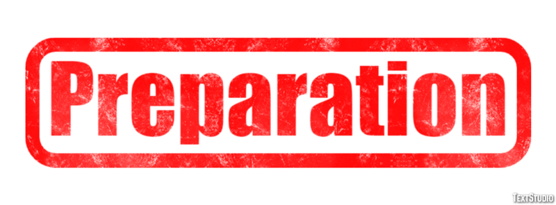 Preparation Text Effect