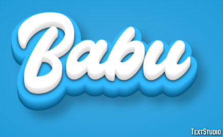 Babu Text Effect