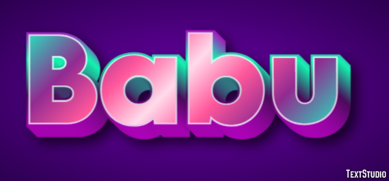 Babu Text Effect