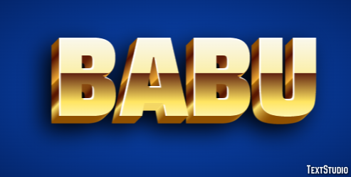 Babu Text Effect