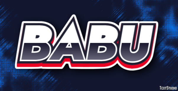 Babu Text Effect