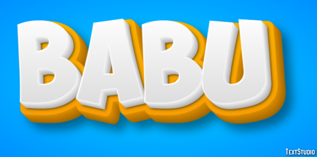 Babu Tekst Effect