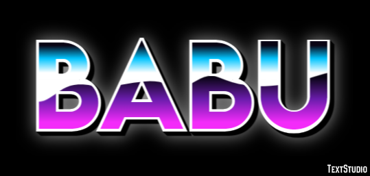 Babu Text Effect