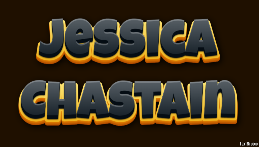 Jessica Chastain Effetto testo