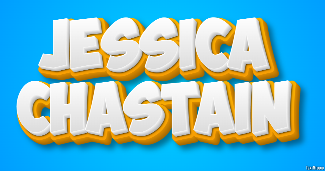 Jessica Chastain Efeito do texto
