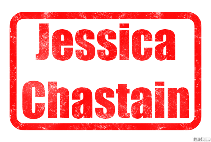 Jessica Chastain Efeito do texto