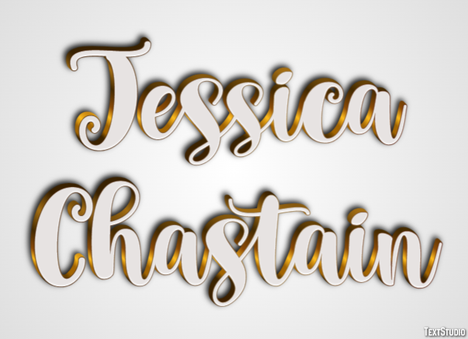 Jessica Chastain Efeito do texto