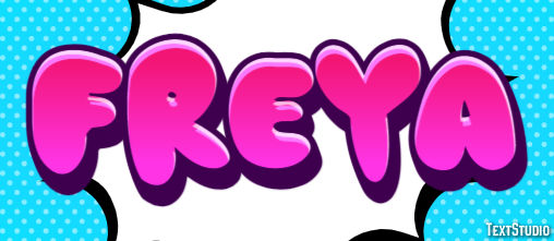 Freya Эффект текста