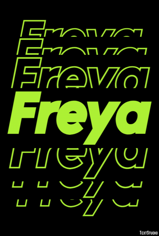 Freya Efekt tekstowy