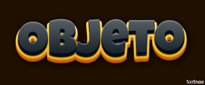 Objeto Efeito de texto