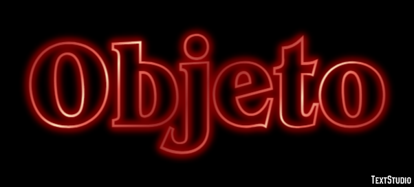 Objeto Efeito de texto
