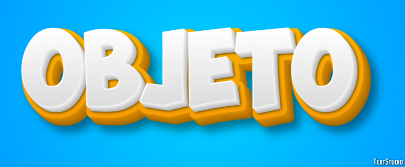 Objeto Efeito de texto