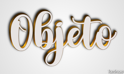 Objeto Efeito de texto