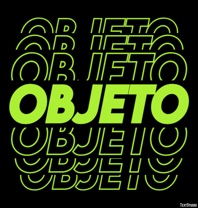Objeto Efeito de texto